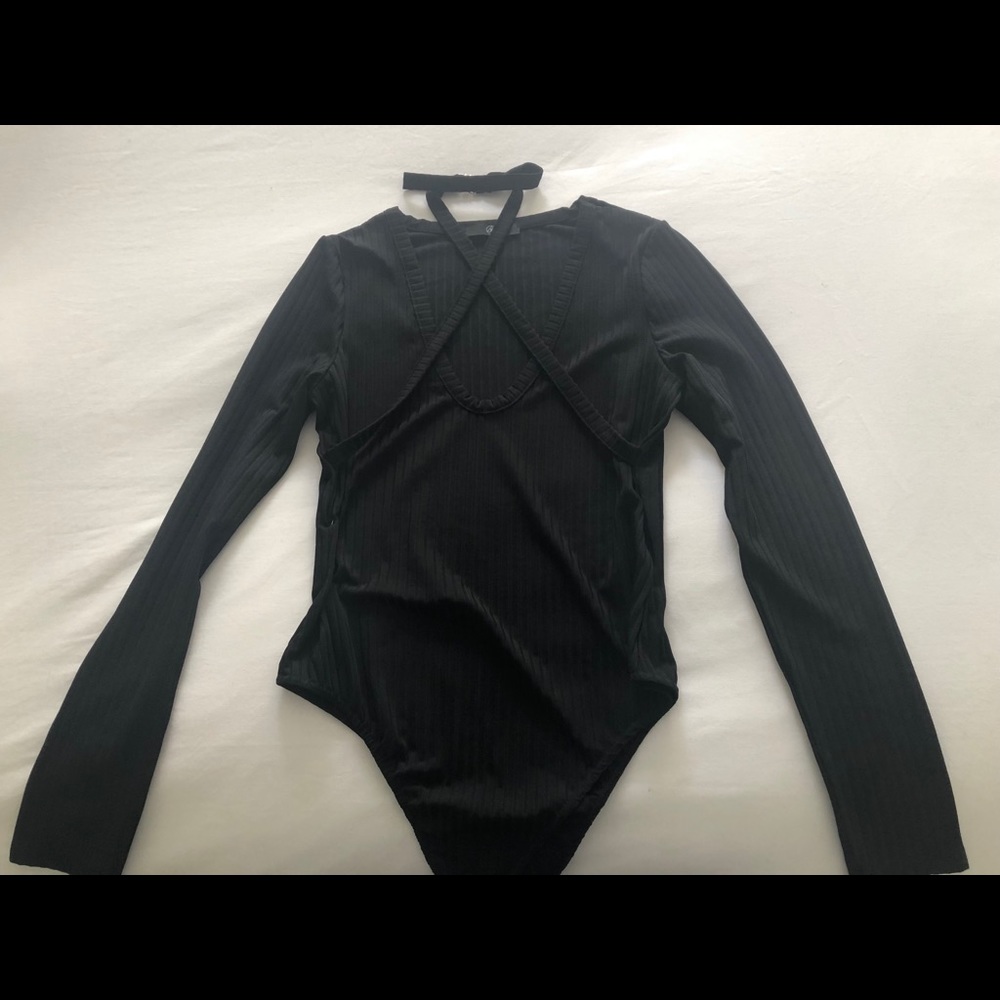 Misguided chocker body suit;